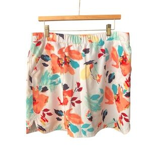 Chico's Floral Golf Tennis Athletic Skirt Skort Size 1.5 10